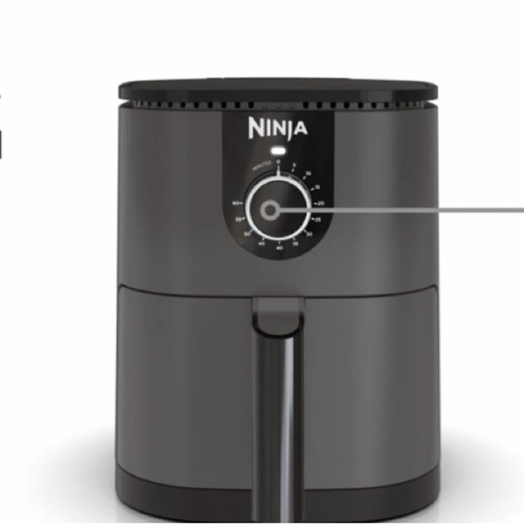 Ninja Mini Air Fryer, 2 Quarts, Compact, Nonstick, with Quick Set Timer, Grey​​ - Picture 2 of 8